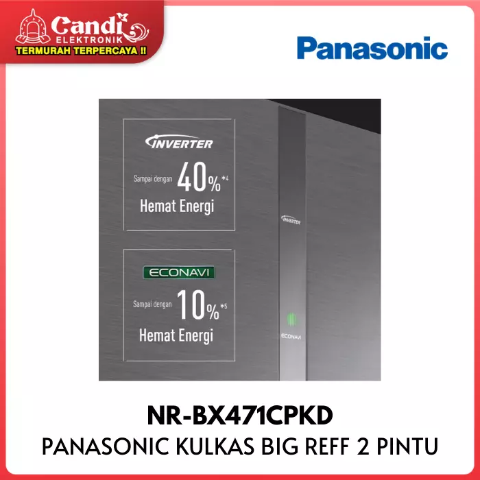 KULKAS BIG REFF 2 PINTU PANASONIC